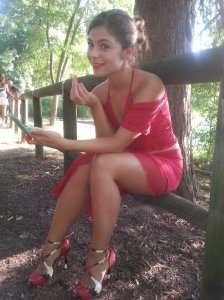 backstage photoshooting