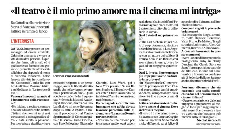 DIRTY DANCING CORRIERE ADRIATICO