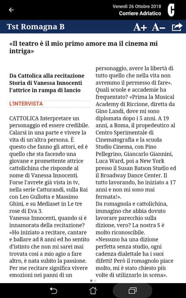 DIRTY DANCING INTERVISTA 2